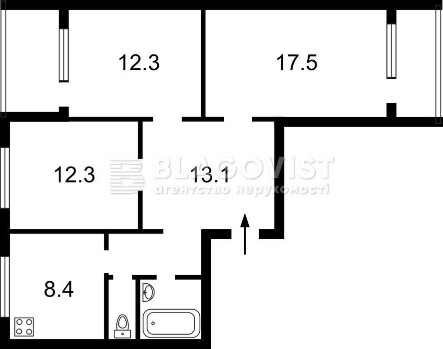 Продаж 3К квартири Подольський р-н пр.Європейського Союзу