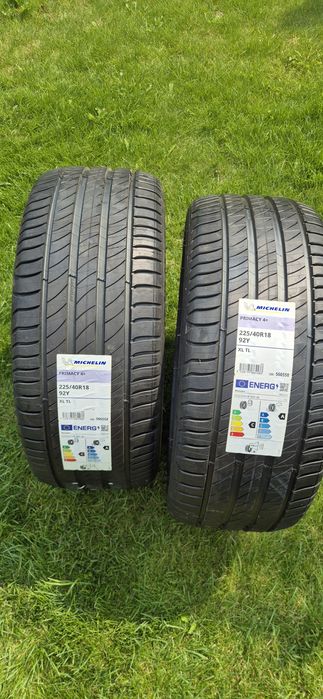 Michelin opony 2szt NOWE primace 4+  225/40/r18