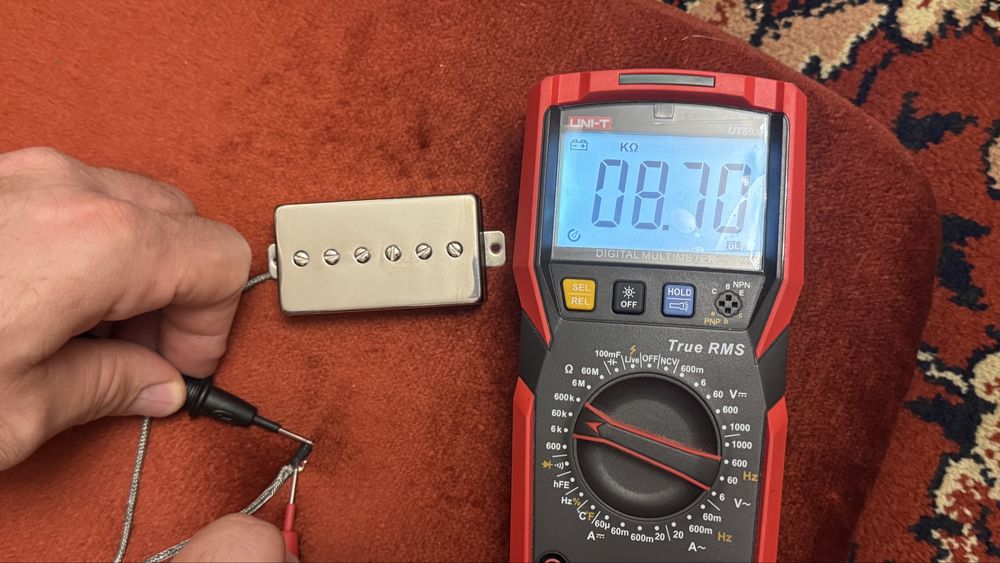 Przetwornik P90 w obudowie humbuckera - Bridge (52-53mm)