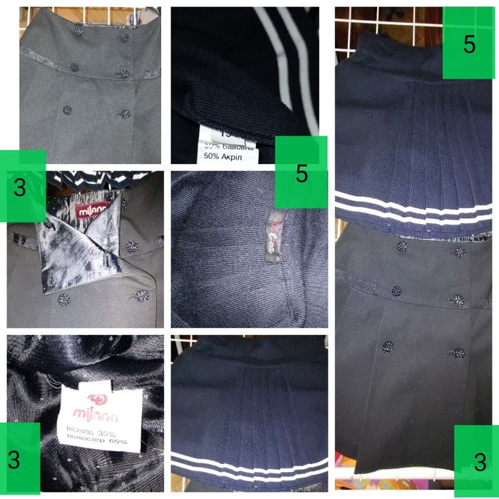 ПІВЦІНИ шкільна форма 134 Мілана жакет LC Waikiki спідниця юбка