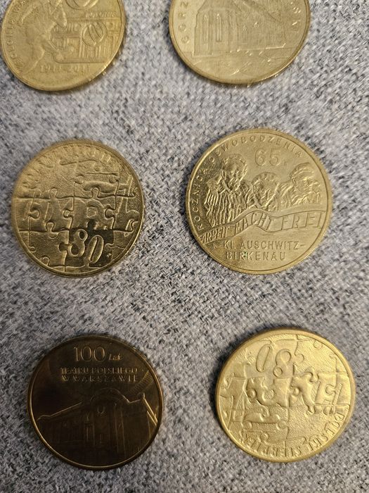 Zestaw monet kolekcjonerskich NG, 17sztuk