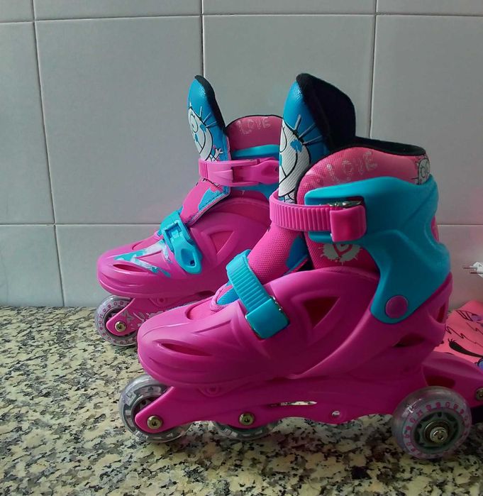 Patins em linha criança434266306553456641