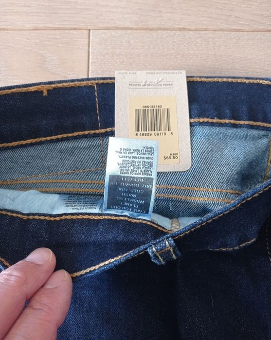 Jeansy Levi's Strauss 513 NOWE kupione w USA sprzedaje TANIO 1/3 ceny!