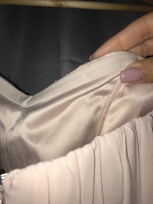 Vestido rosa claro