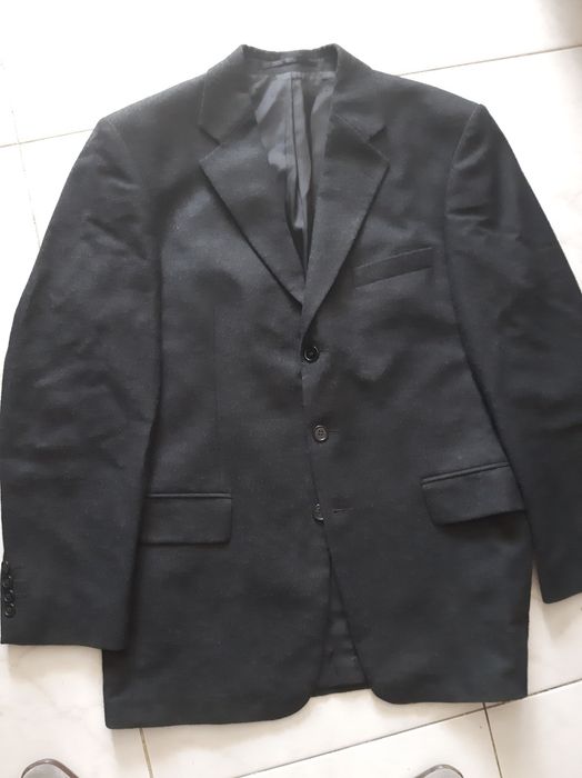 Casacos / blaiser homem  azul escuro tamanho L   c/ novo
