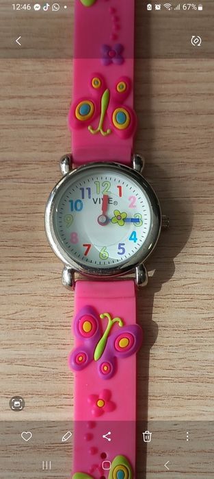 Relógio de pulso VIVE, bracelete de silicone