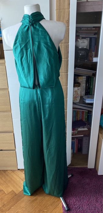 Elegancki kombinezon ASOS 40 L butelkowa zieleń