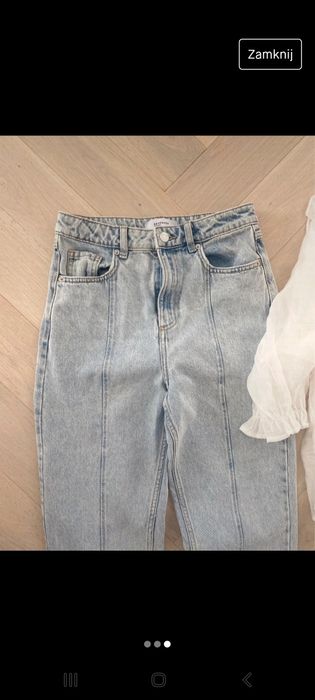 Spodnie jeans reserved xs