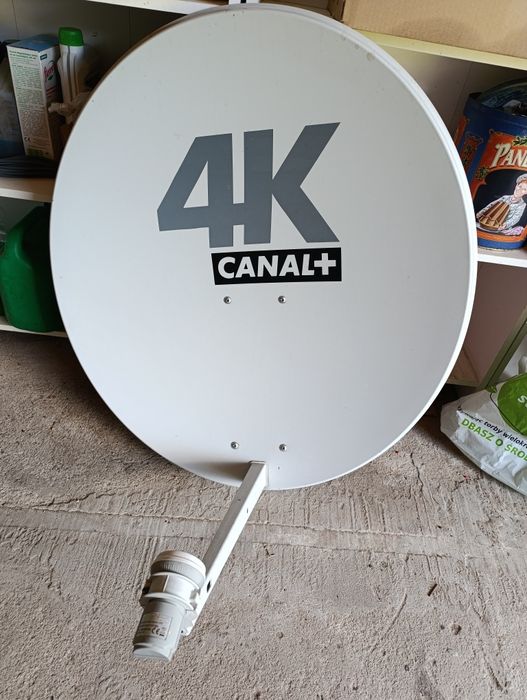 Antena satelitarna canal plus 4k 90 cm