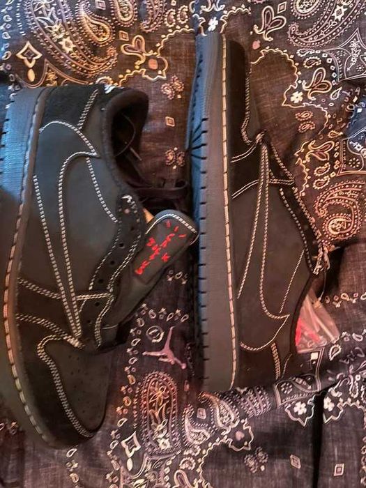 Jordan 1 Retro Low OG SP Travis Scott Black Phantom R.36