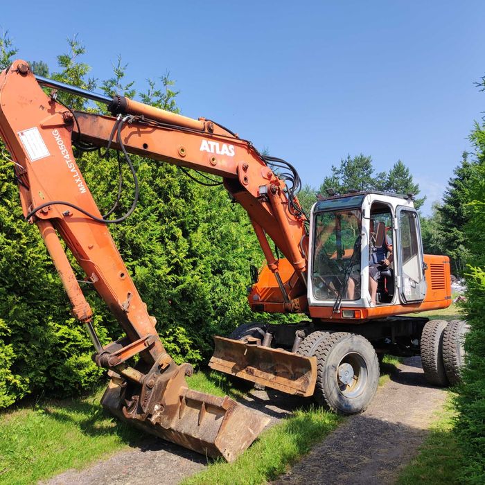Koparka Atlas 1504 z 1997 - czesci