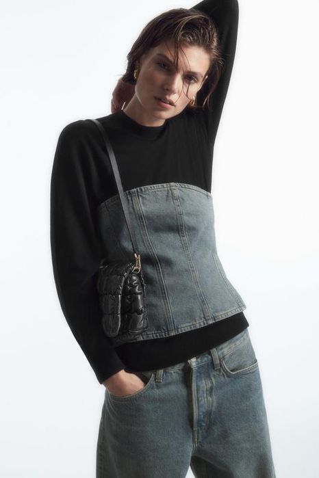 Сумка кожанная Cos