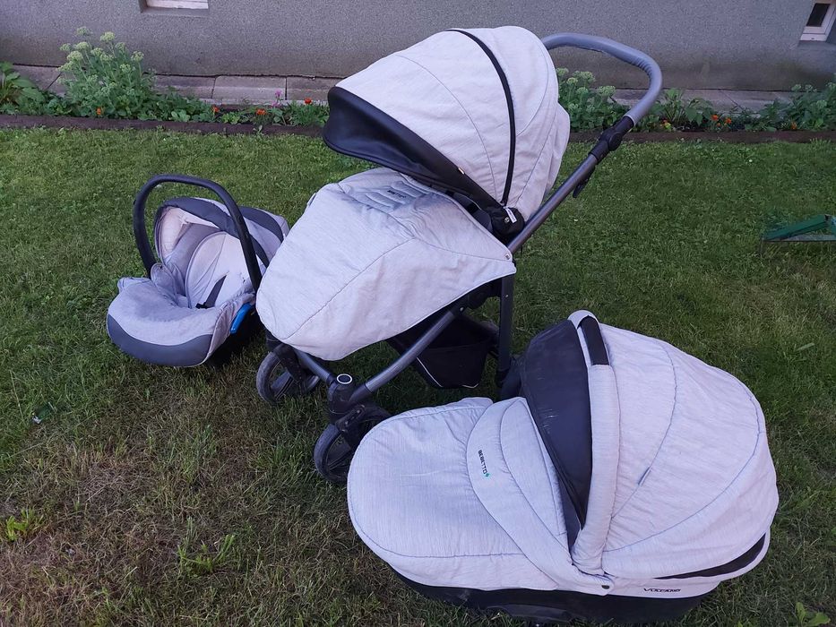 Wózek 3w1 Bebetto Vulcano