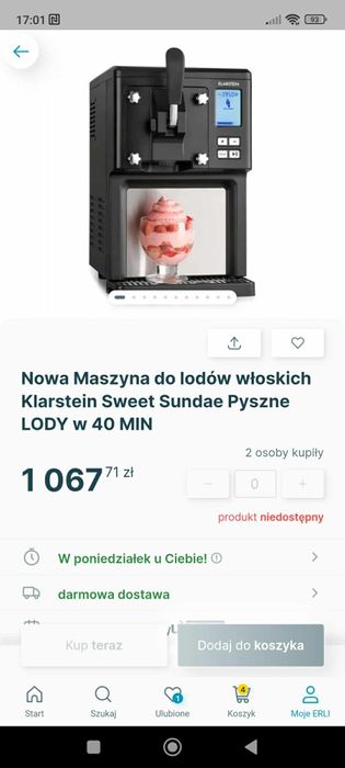 Maszyna do lodów włoskich