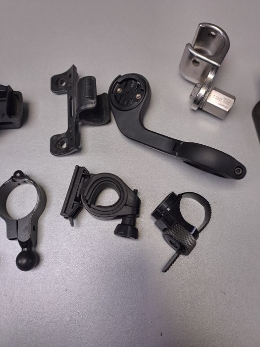 Кріплення під ліхтарі, Garmin, під причепи, під замки Abus, дзв. Knog