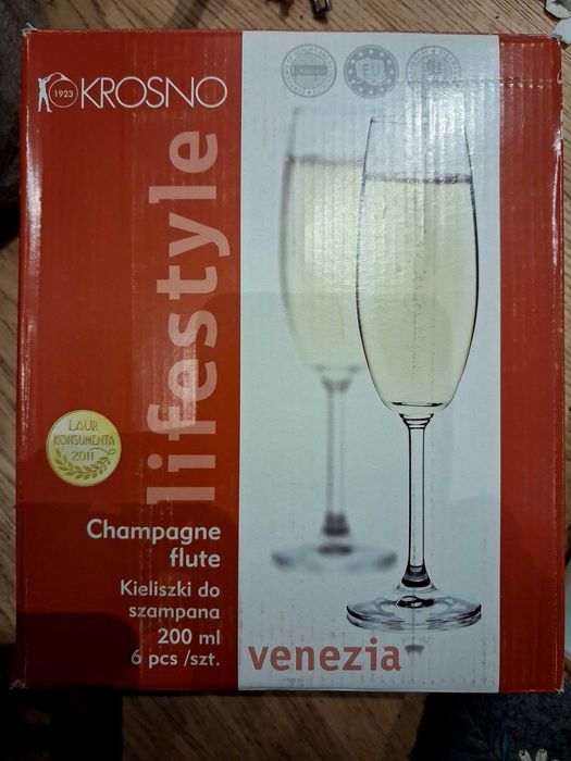 Krosno kieliszki do szampana