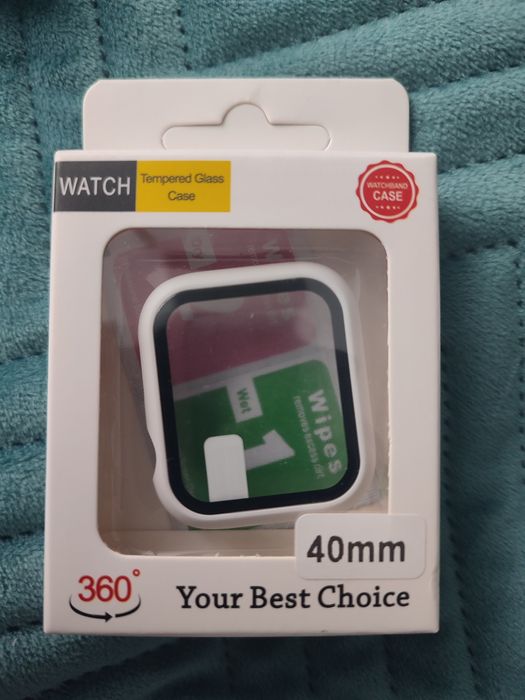 Szkło hartowane i etui Apple Watch SE 40mm