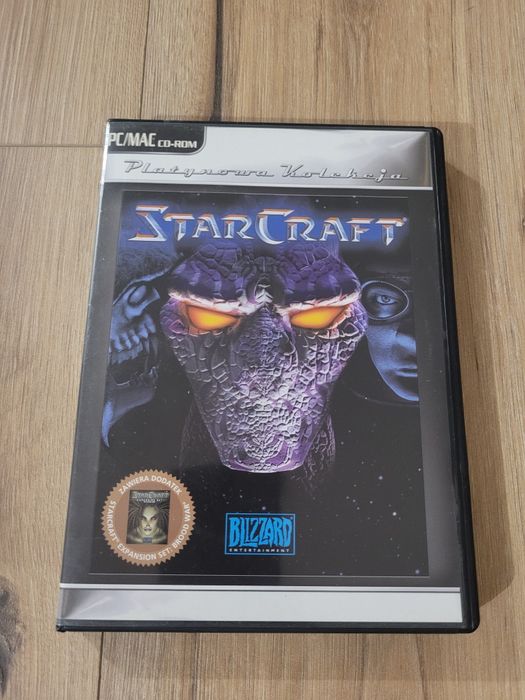 Gra Starcraft wraz z dodatkiem Brood War na PC