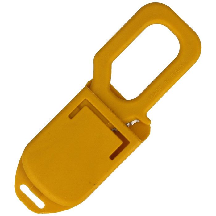 Nóż bezpieczny MAC Coltellerie Rescue 48mm (MC TS05 YELLOW)