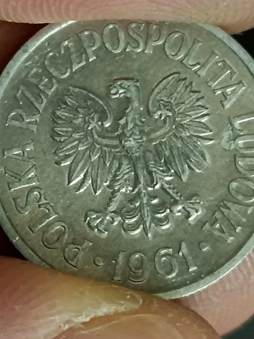 Moneta 10 groszy z 1961 r. Kolekcjonerskie.