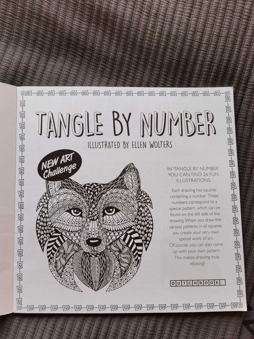 Kolorowanka Tangle by number
