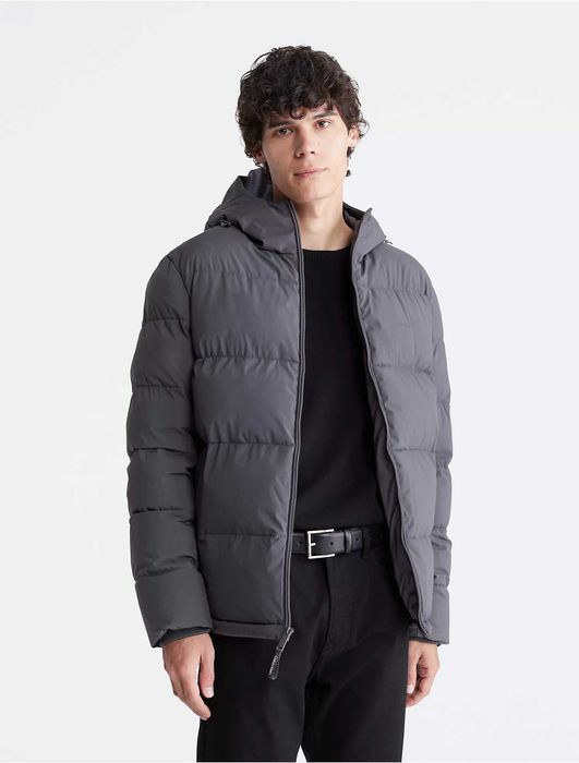 Куртка- пуховик calvin klein (ck hooded puffer jacket) c америки l,xl