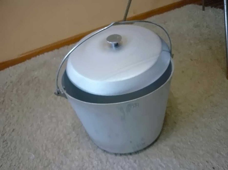 казан 12 л, котелок 12 л, алюмінієвий, кришка і дужка