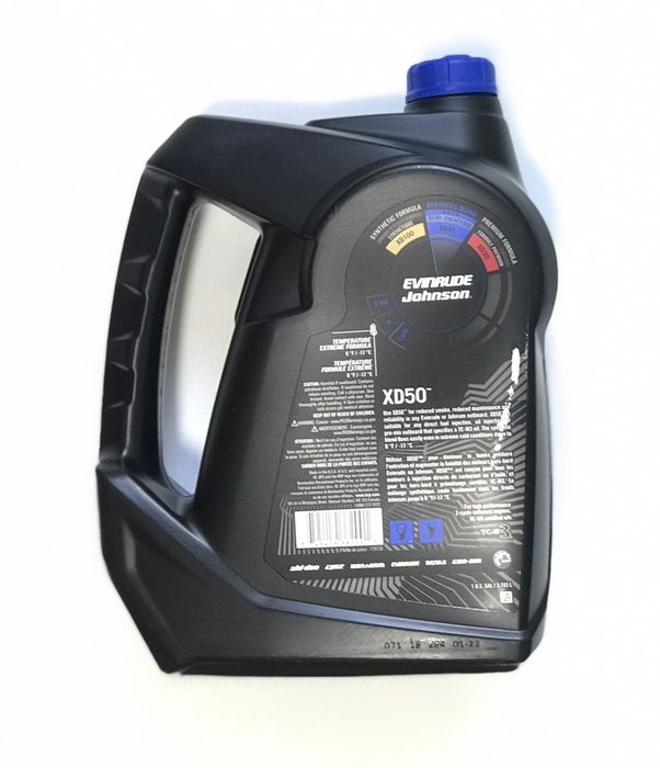 Масло Evinrude XD50 2Т 1л и 3.8л