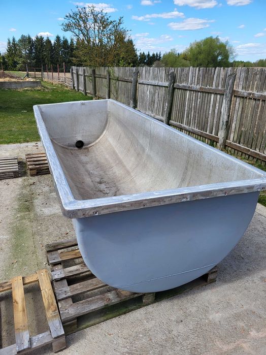 Zbiornik aluminiowy, wanna , balia