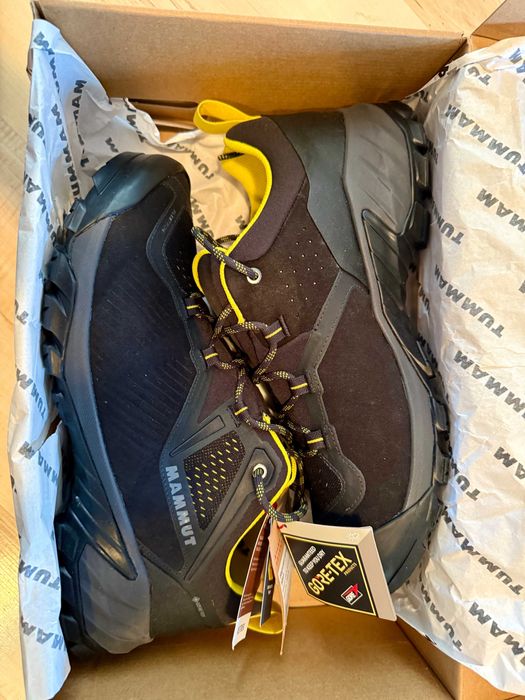 buty trekk. Mammut Sapuen low gore-tex 45 1/3, r. 29 cm