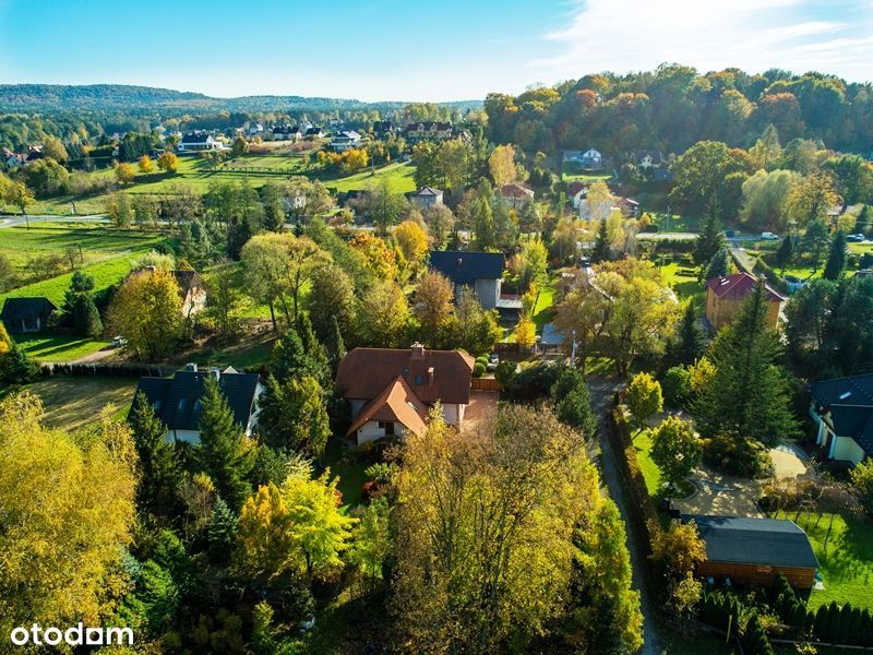 Krzeszowice, dom z klimatem + garaż dwustanowiskowy, piękny ogród