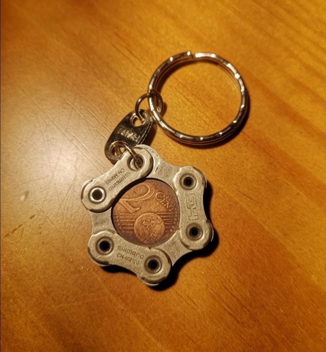 Porta chaves corrente de bicicleta ciclismo