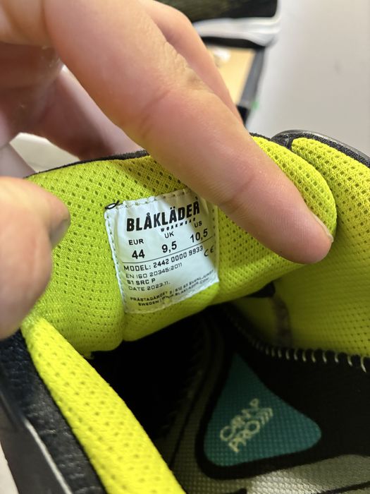 Buty robocze niskie blaklader BOA