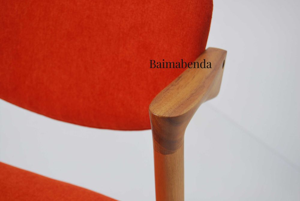 Conjunto de 6 cadeiras Kai Kristiansen mod. 42 Estilo nórdico Vintage