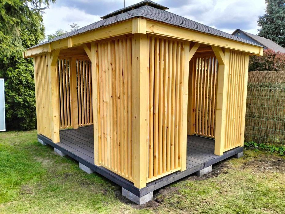 Altana ogrodowa MEWA 3x4m - Różne rozmiary i kolory
