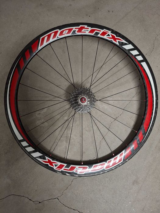 Par de Rodas Carbono Matrix 50mm + Cassete Shimano Dura-Ace 10v + Sacos de Transporte