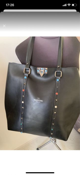 Шкіряна нату сумка від Valentino,made in Italy   без бірок  Garav