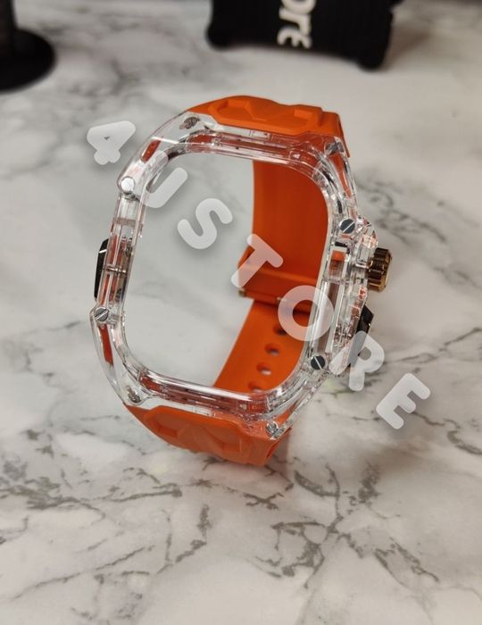 Ремешок бампер Luxury на Apple Watch Ultra 49 ремінець кейс браслет