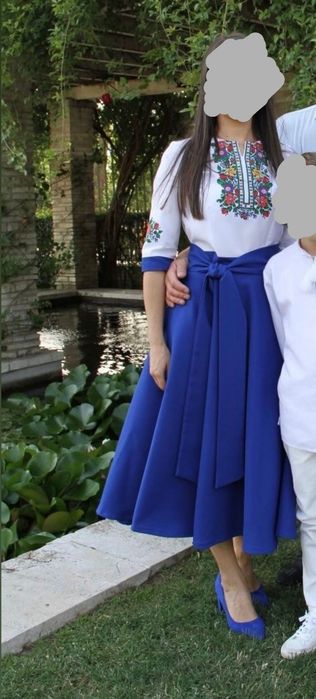 Вишита сукня подовжена