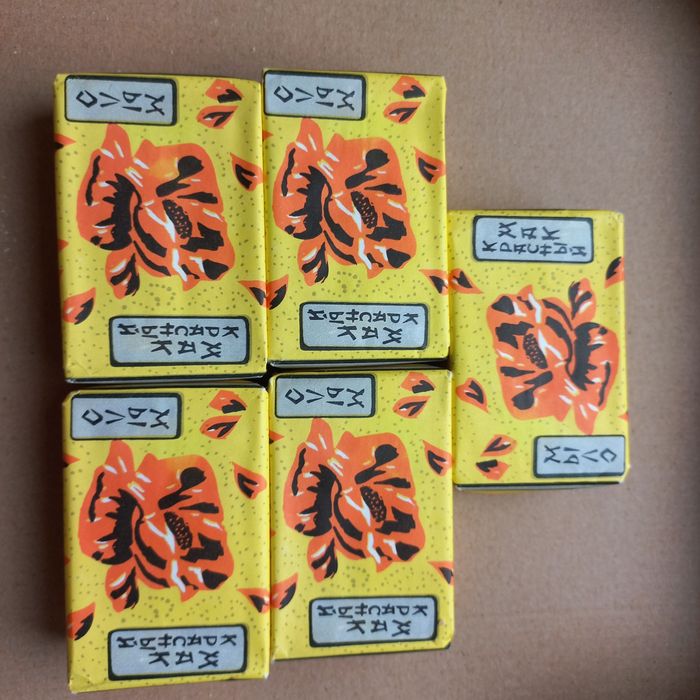 Мыло туалетное времен СССР красный мак