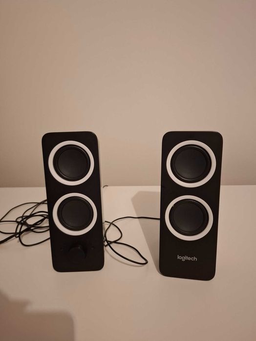 Altifalantes Logitech Z200 – Som Estéreo de Qualidade
