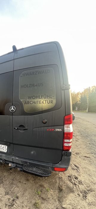 Szyba prawa tylna Mercedes Sprinter 906 maxi grzana tył