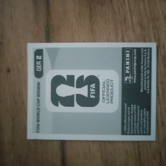 Cromo especial Alemanha 2026