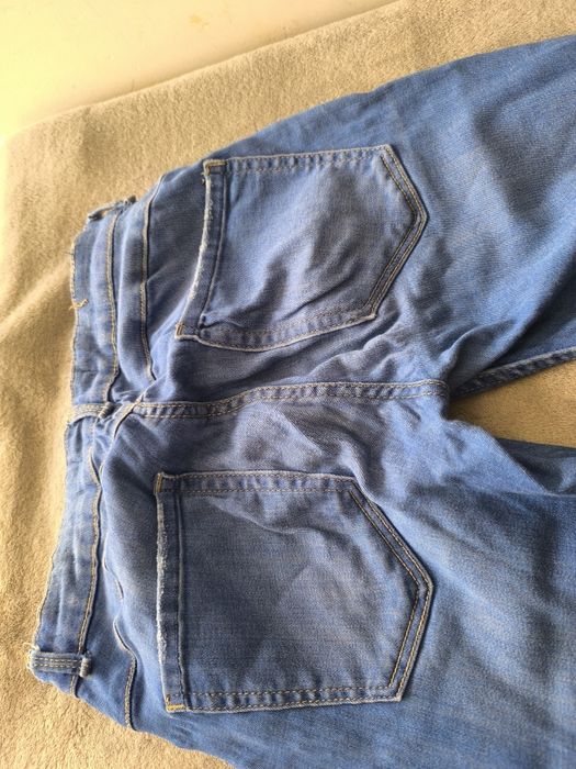 ZARA jeansy rurki,przetarcia rozm.36