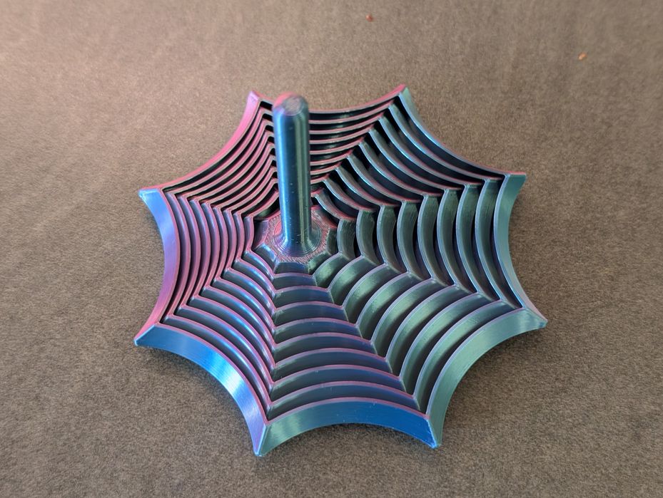 Brinquedo fidget teia de aranha
