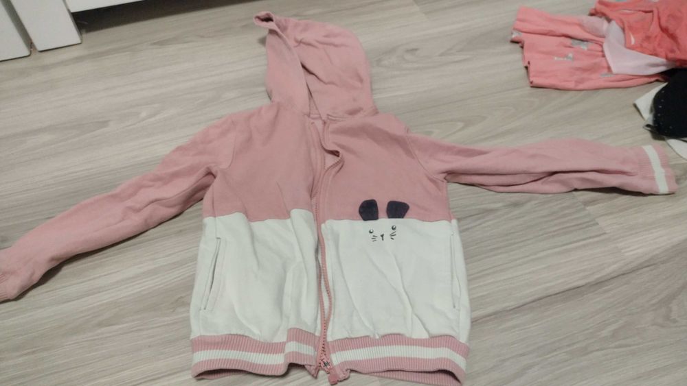 Słodka bluza 122 rozpinana bawełniana