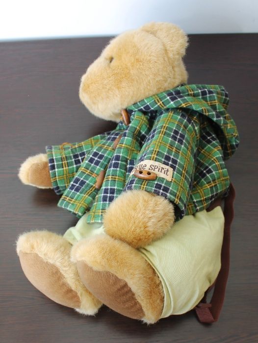 Peluche mochila de criança em forma de ursinho da Blue Spirit (NOVO)