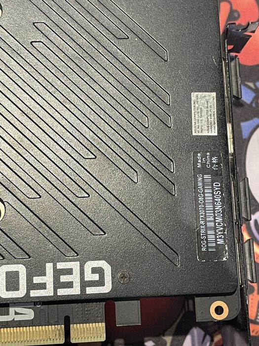 RTX 3070 OC Asus Rog Strix Gaming 8gb