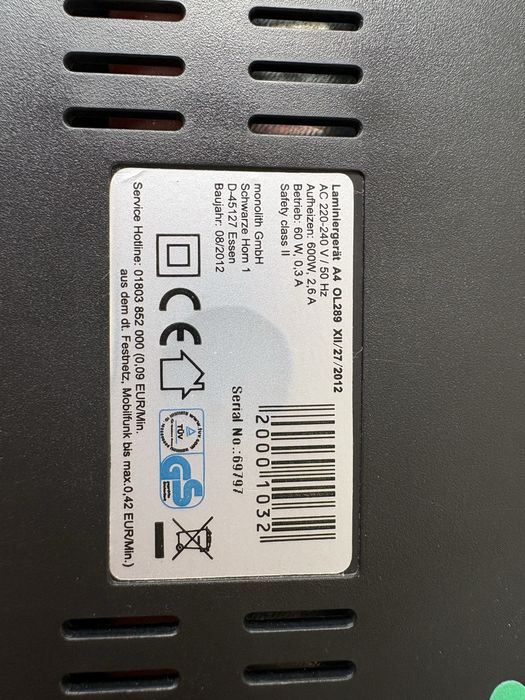Laminarka A4 + zestaw foli do laminacji