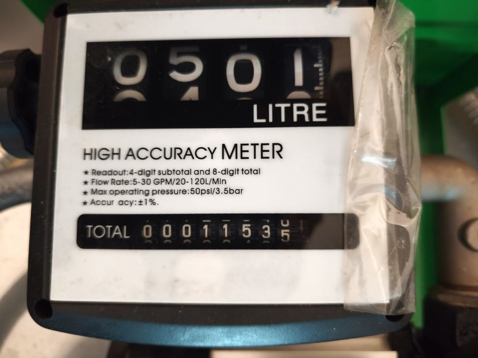 Bomba de gasóleo com contador 220v